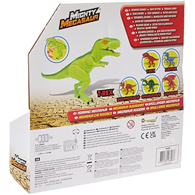 MIGHTY MEGASAUR SPEELGOED D6-16896 - DINO MIT LICHT UND SOUND - Image 4